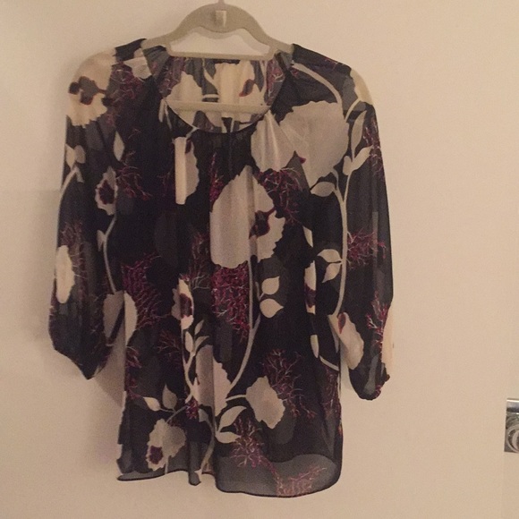 Sheer floral print blouse - Picture 1 of 1